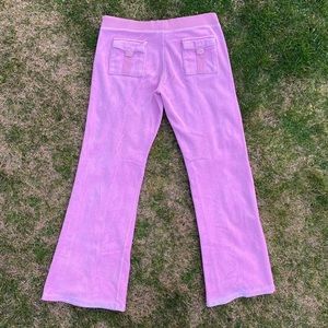 Juicy Couture Y2K Bubblegum Pink Velour Pants